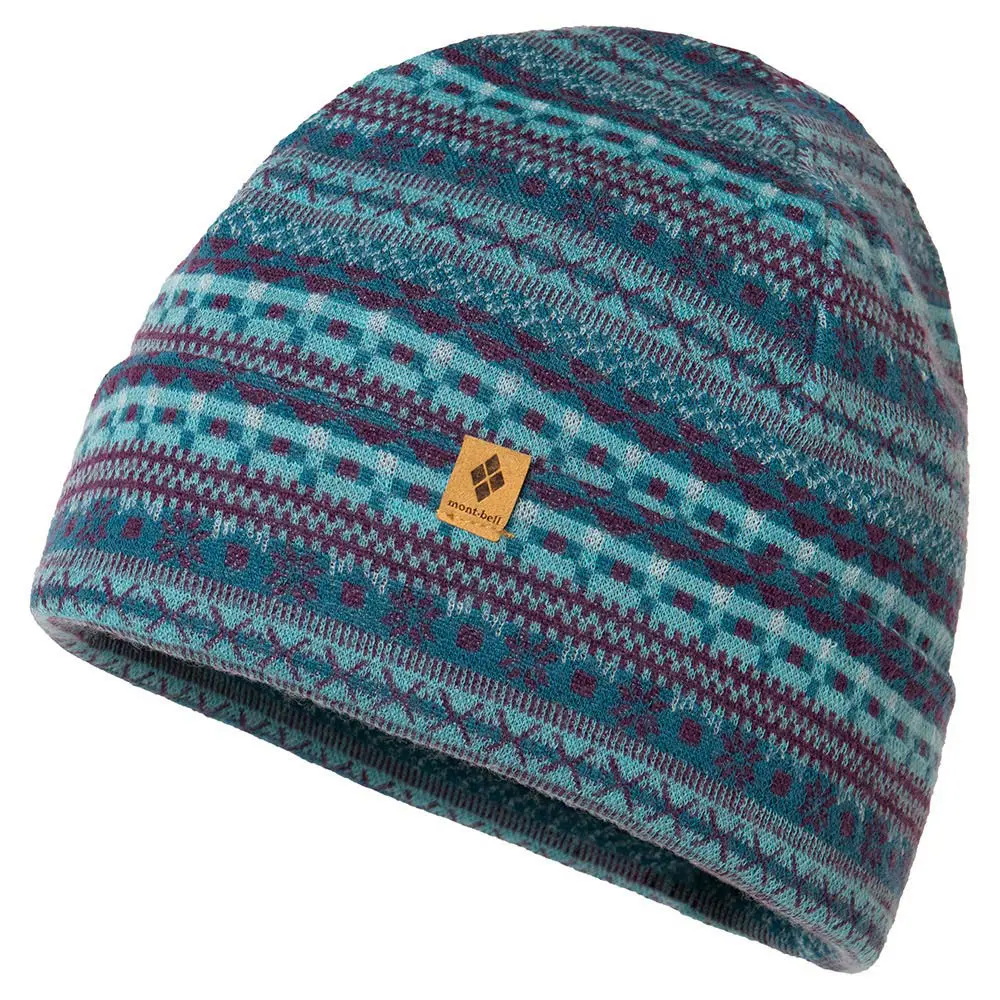 Montbell Merino Wool Jacquard Warmer Cap - Image 2