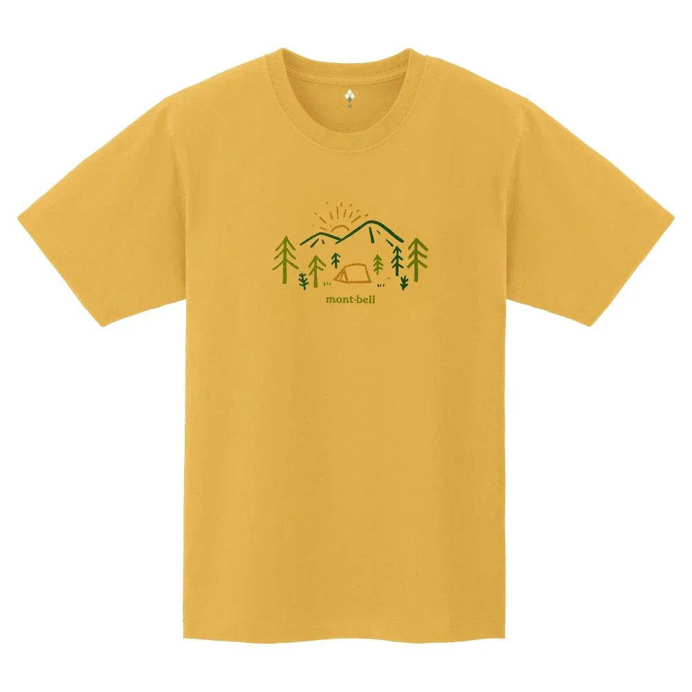 Montbell Pear Skin Cotton T Mountain Morning - Image 2