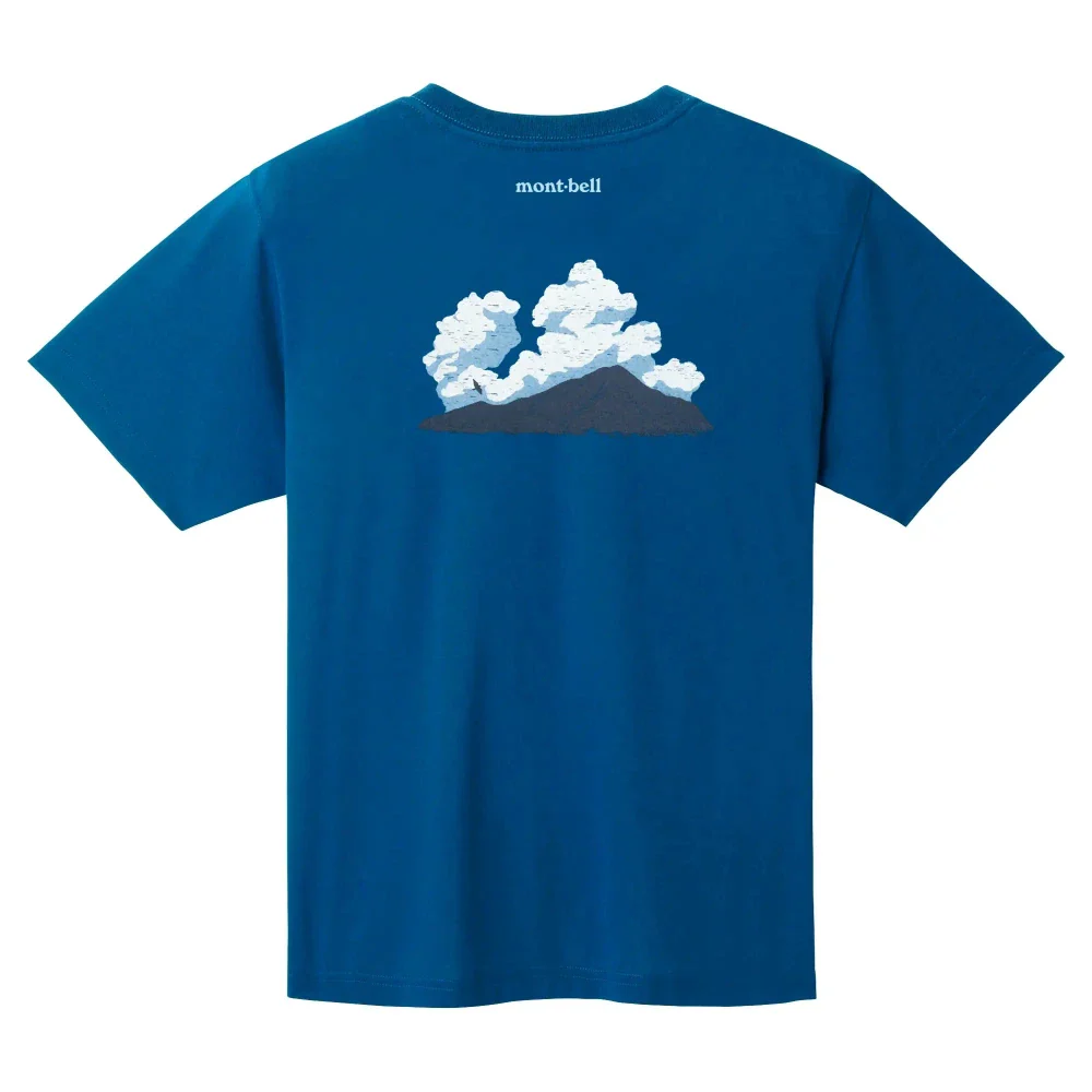 Montbell Pear Skin Cotton T Summer Clouds