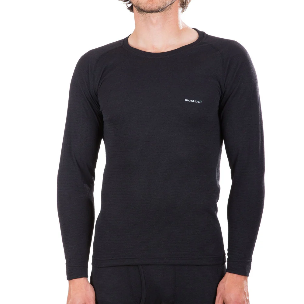 Montbell Super Merino Wool Light Weight Round Neck Shirt Men's - Image 2