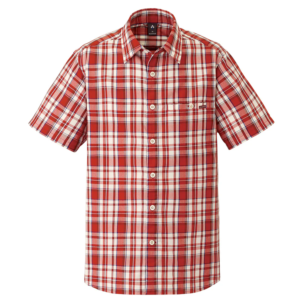Montbell Wickron Light Single Pocket Short Sleeve Shirt Men's - Image 2