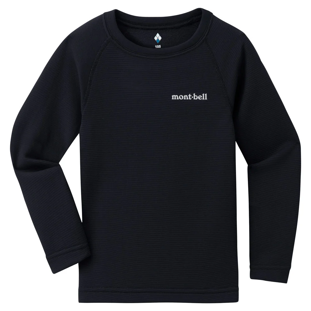 Montbell Zeo-Line Expedition Weight Round Neck Shirt Kid's 105-120 - Image 2