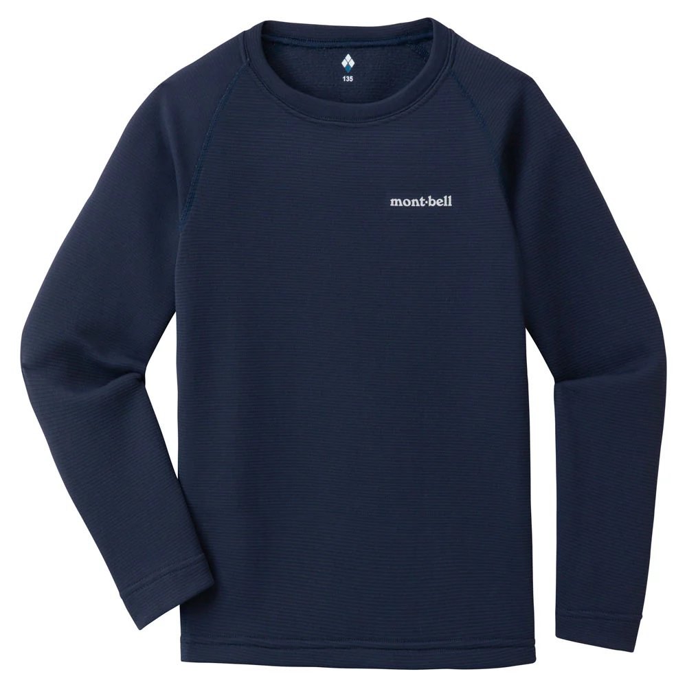 Montbell Zeo-Line Expedition Weight Round Neck Shirt Kid's 135-150 - Image 2